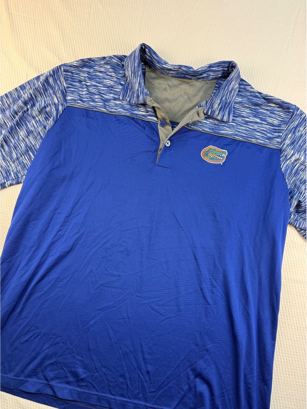 Antigua Florida Gators Men’s XL Blue Polo Embroidered Logo Golf NCAA
